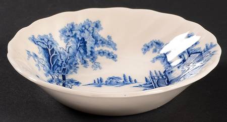 The Old Mill Blue Fruit/Dessert (Sauce) Bowl