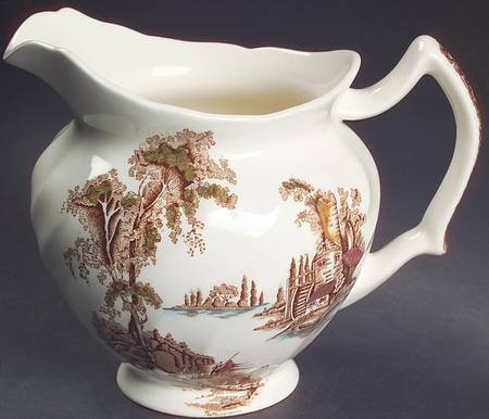 The Old Mill Brown Multicolor 16 Oz Pitcher