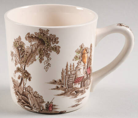 The Old Mill Brown Multicolor Mug