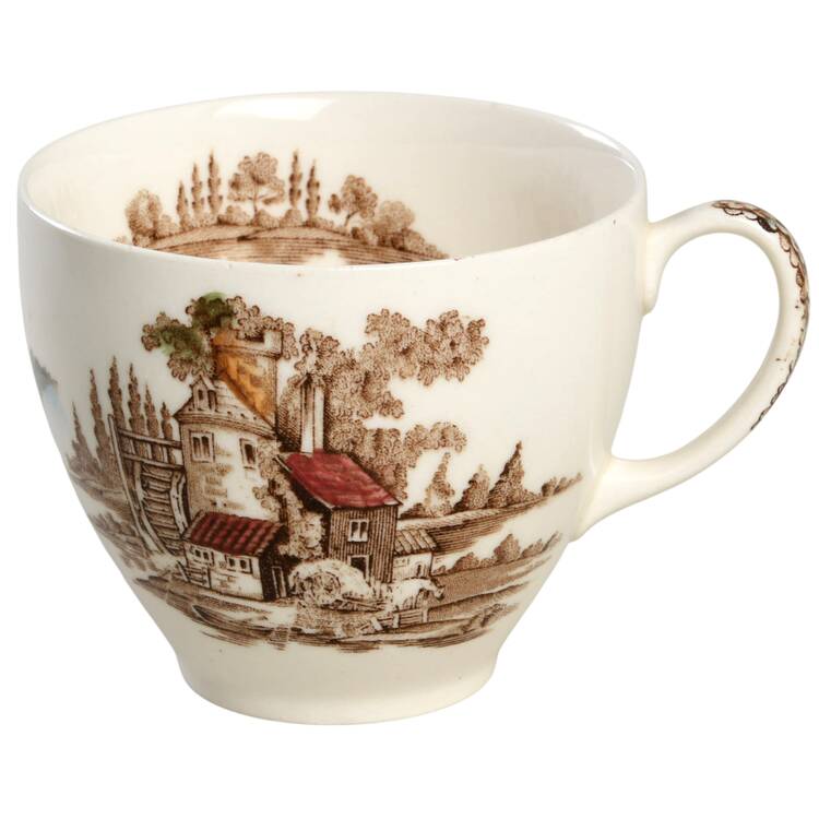 The Old Mill Brown Multicolor Snack Cup
