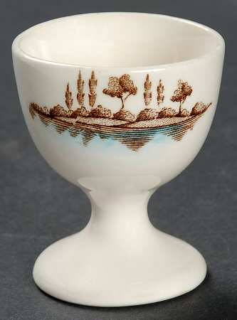 The Old Mill Brown Multicolor Single Egg Cup