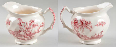 The Old Mill Pink Creamer