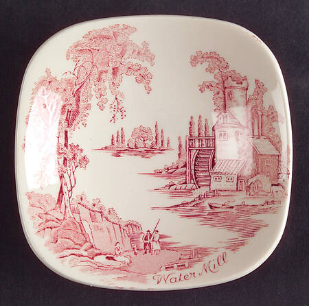 The Old Mill Pink Small Ashtray