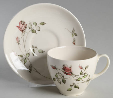 Only A Rose Flat Cup & Saucer Set