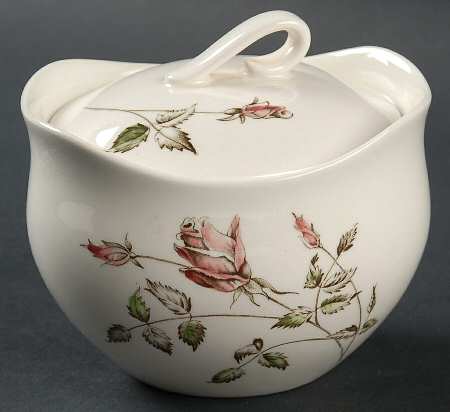 Only A Rose Sugar Bowl & Lid