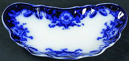 Oregon (Flow Blue) Bone Dish
