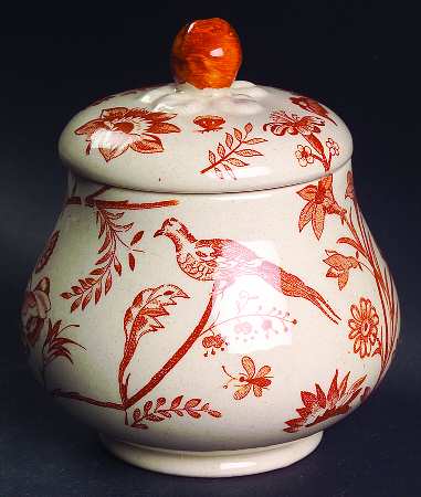 Oriental Garden Sugar Bowl & Lid