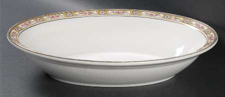 Ormsby 10" Oval Vegetable Bowl by Johnson Brothers