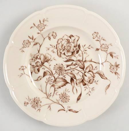 Oriental Rose Salad Plate