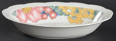 Orchid Splendour 10" Oval Vegetable Bowl