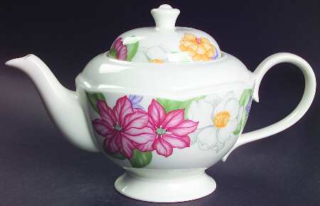 Orchid Splendour Teapot & Lid