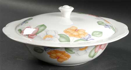 Orchid Splendour Round Covered Vegetable