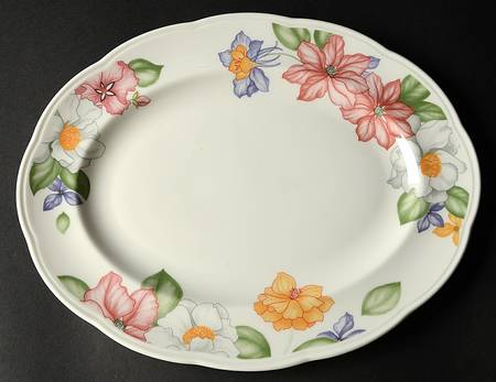 Orchid Splendour 13" Oval Serving Platter
