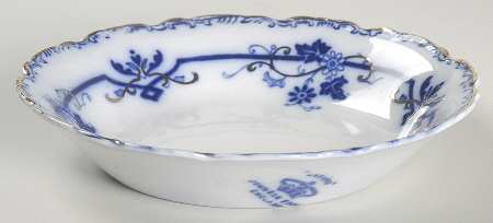 Oxford (Flow Blue) Fruit/Dessert (Sauce) Bowl