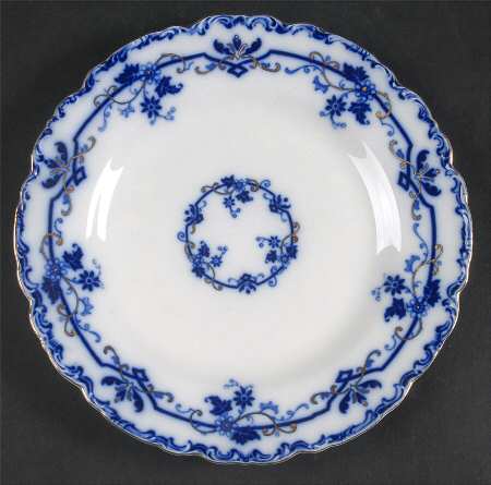 Oxford (Flow Blue) Luncheon Plate
