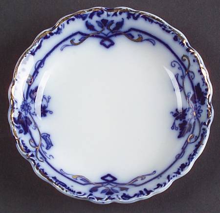 Oxford (Flow Blue) Butter Pat