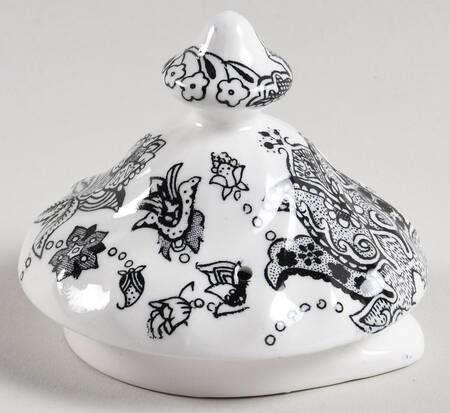 Paisley Black Lid for Coffee Pot