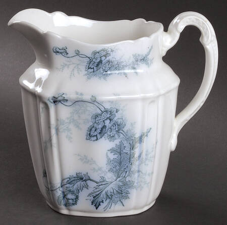 Paris Blue Green 48 Oz Pitcher