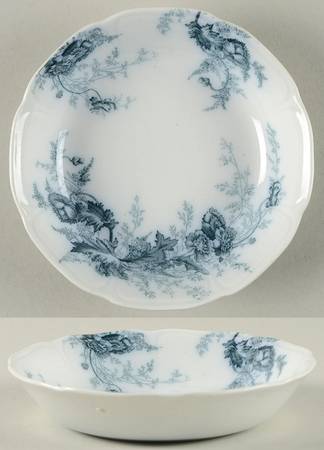 Paris Blue Green Fruit/Dessert (Sauce) Bowl