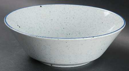Patio Blue 8" Round Vegetable Bowl