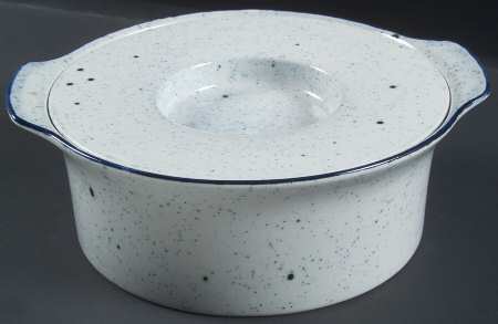 Patio Blue Round Covered Vegetable