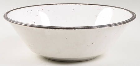 Patio Brown 8" Round Vegetable Bowl