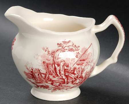 Pastorale Toile De Jouy Pink Creamer