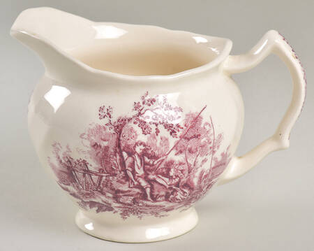 Pastorale Toile De Jouy Plum Creamer