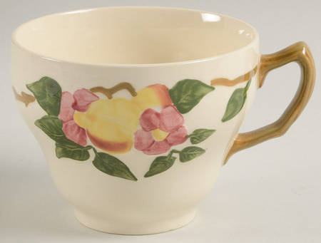 Peach Bloom Flat Cup