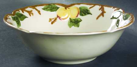Peach Bloom 8" Round Vegetable Bowl