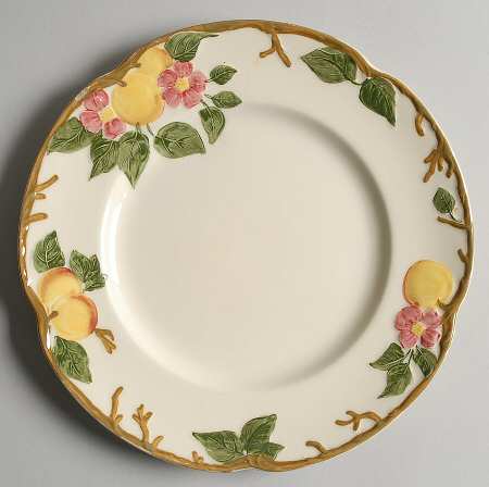 Peach Bloom Luncheon Plate
