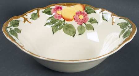 Peach Bloom Lugged Cereal Bowl