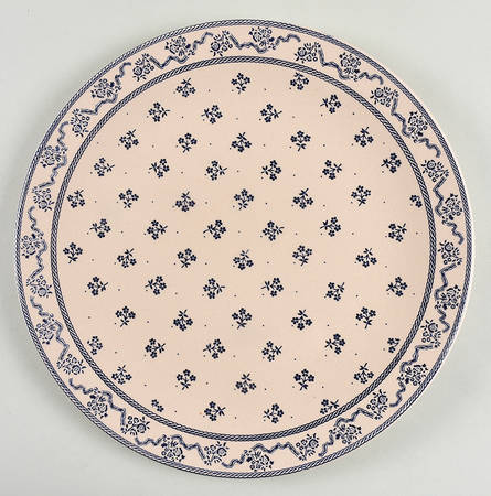 Petite Fleur Blue 12" Chop Plate (Round Platter)