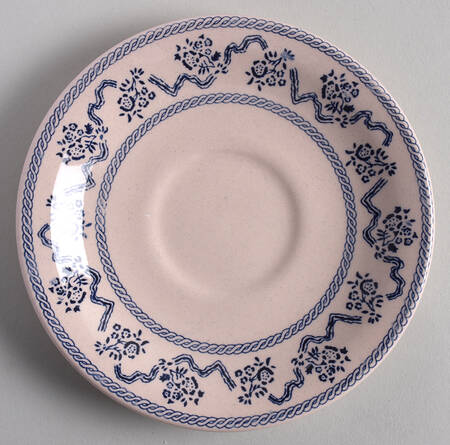 Petite Fleur Blue Saucer