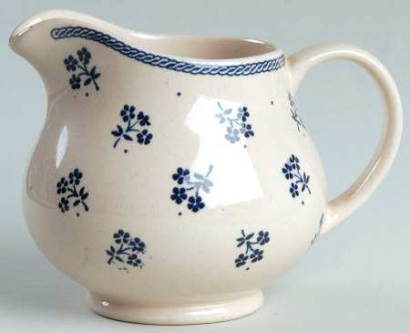 Petite Fleur Blue Creamer