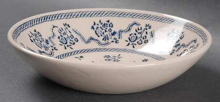 Petite Fleur Blue Fruit/Dessert (Sauce) Bowl