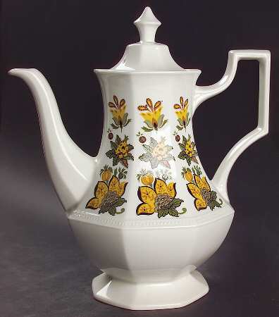Persian Garden Coffee Pot & Lid