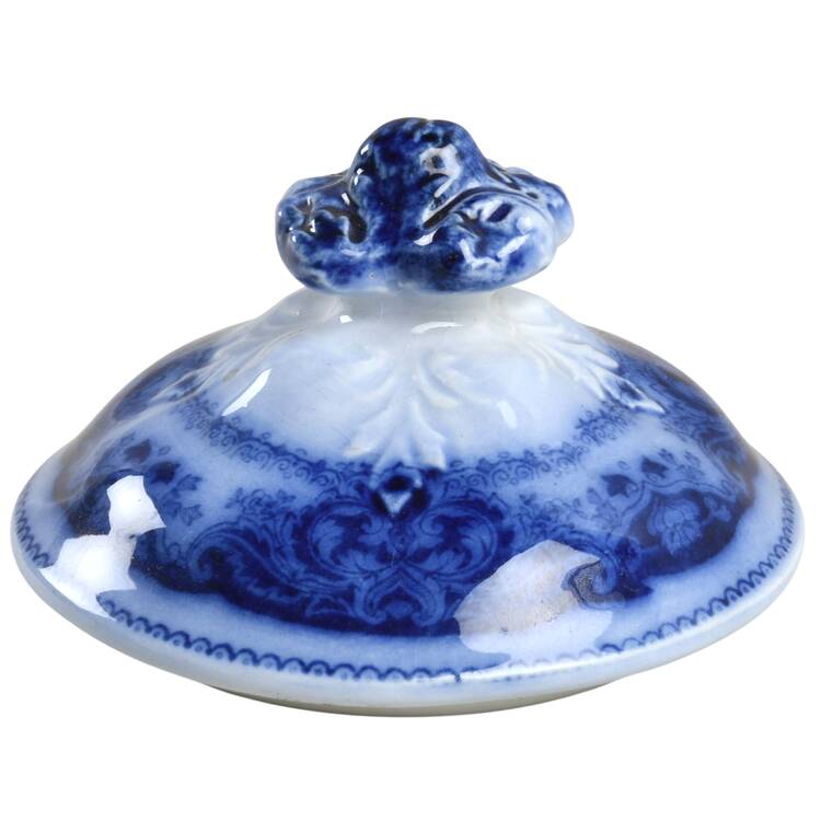 Persian (Flow Blue) Lid for Sugar Bowl