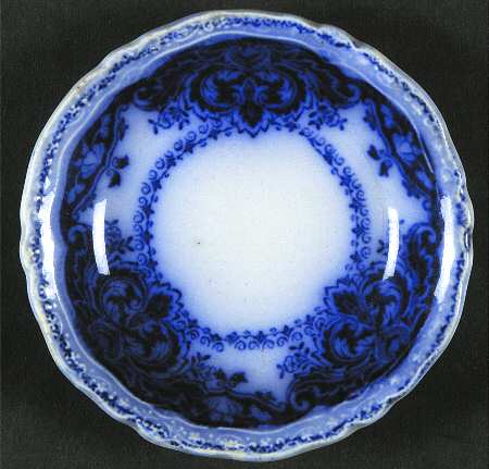Persian (Flow Blue) Butter Pat