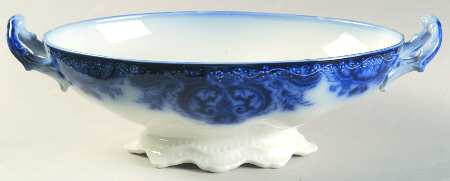 Persian (Flow Blue) Oval Vegetable No Lid
