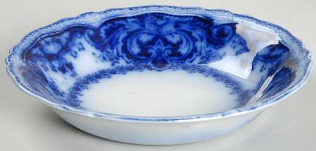 Persian (Flow Blue) Fruit/Dessert (Sauce) Bowl