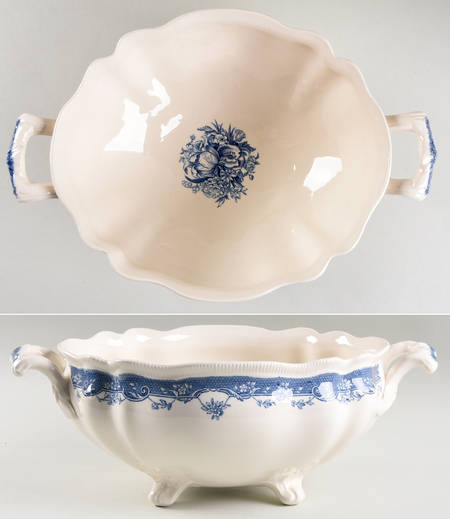 Persian Tulip Blue Tureen No Lid