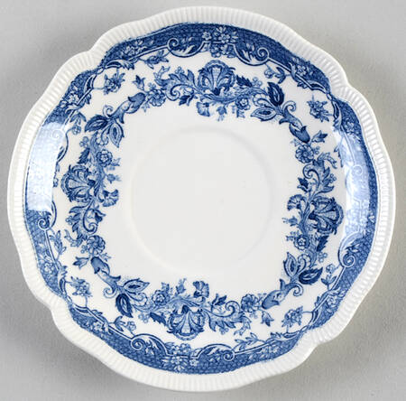 Persian Tulip Blue Saucer for Oversized Cup
