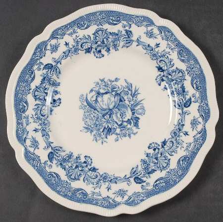 Persian Tulip Blue Salad Plate