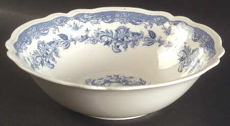 Persian Tulip Blue 9" Round Vegetable Bowl