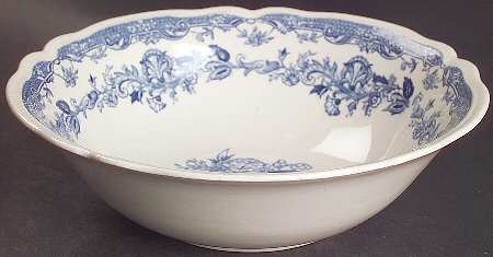 Persian Tulip Blue 8" Round Vegetable Bowl