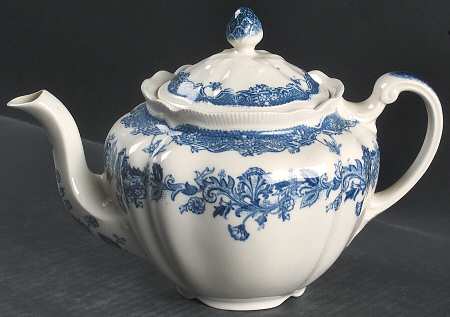 Persian Tulip Blue Teapot & Lid