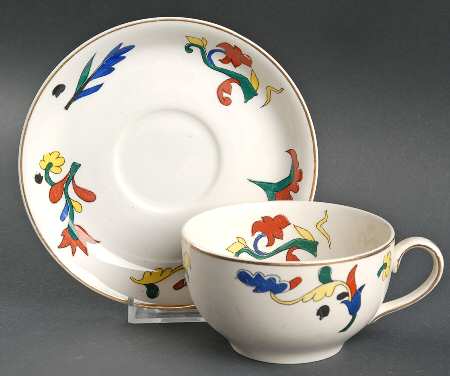 Petroushka (Pareek) Flat Cup & Saucer Set
