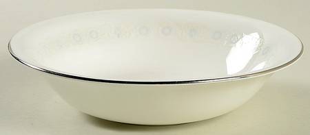 Pirouette White & Blue Coupe Soup Bowl