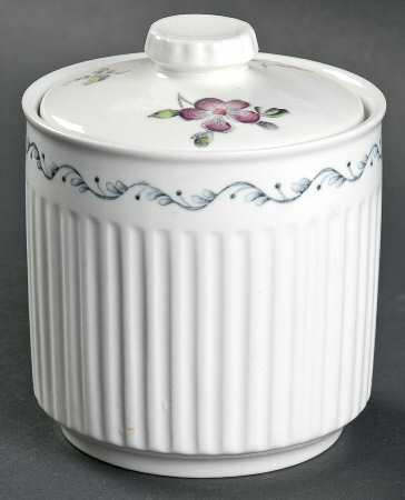 Plum Blossom Sugar Bowl & Lid